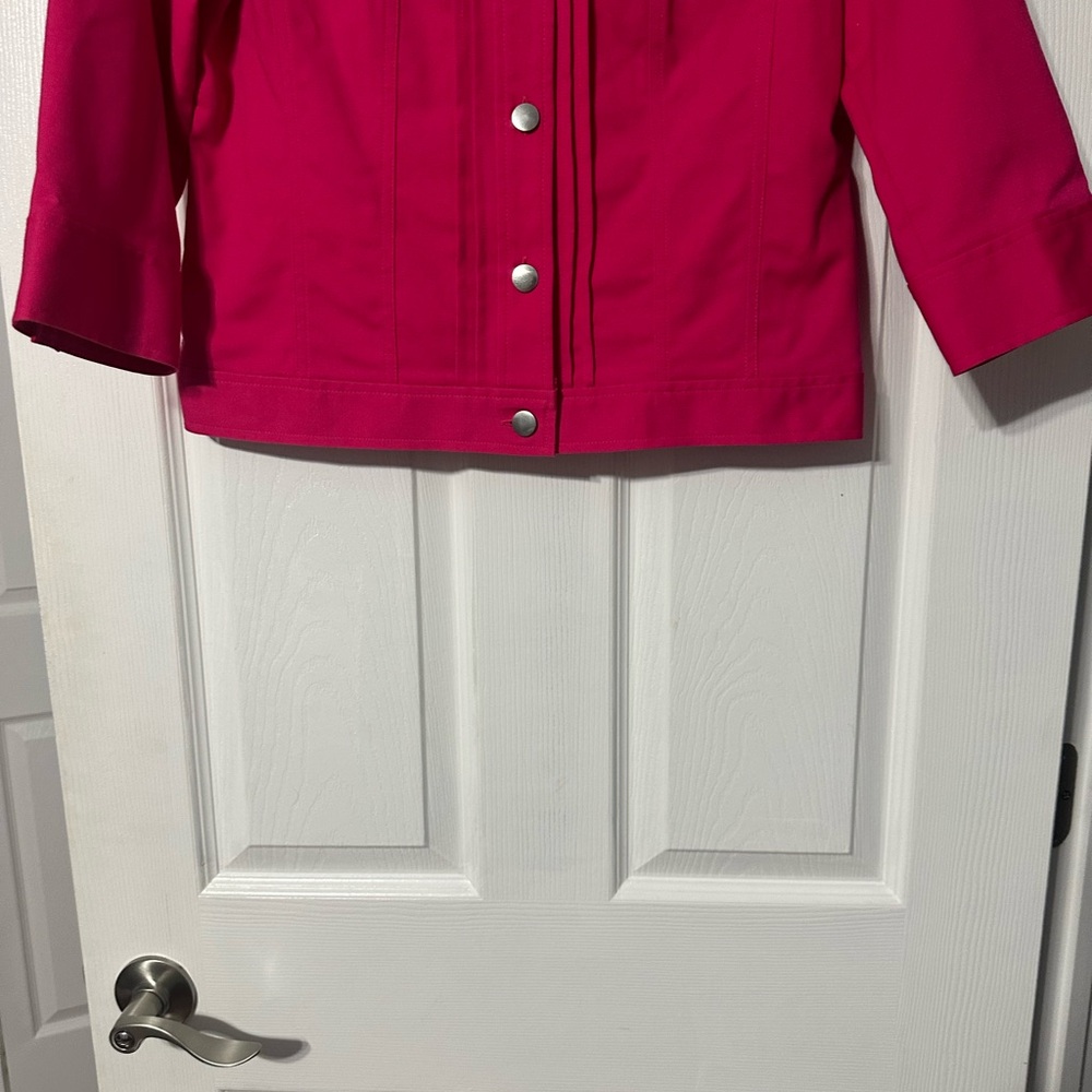 Rafaella Cropped Button Front Jacket - image 3